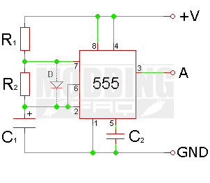 N555 als einfacher Taktgeber